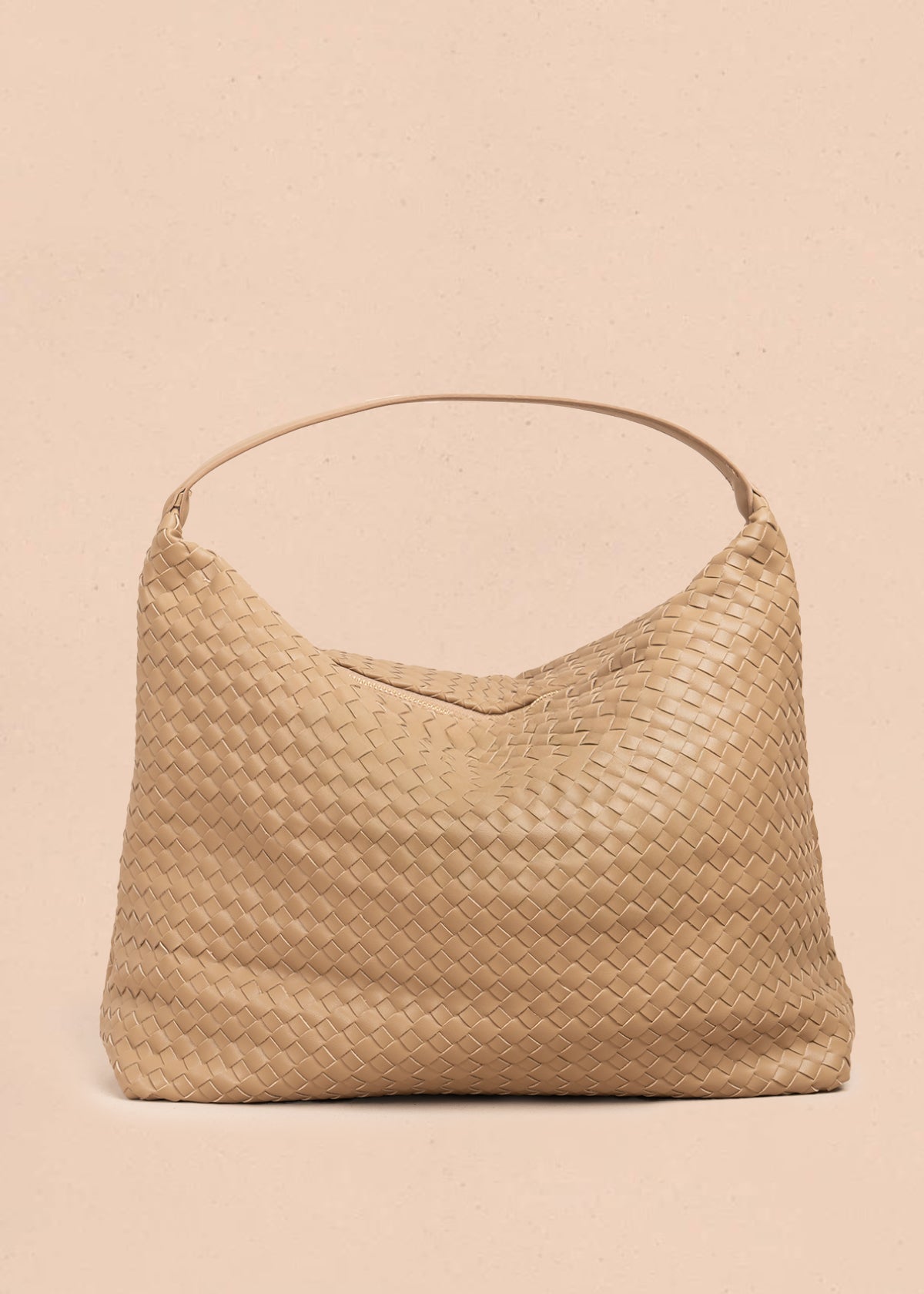 Bolso tipo shopping color moca 106974