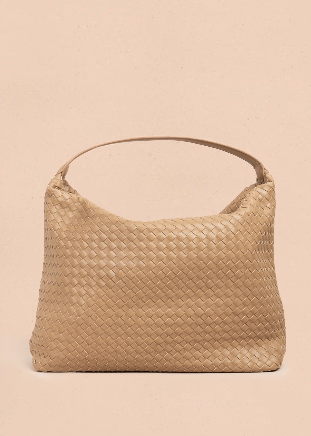 Bolso tipo shopping color moca 106974