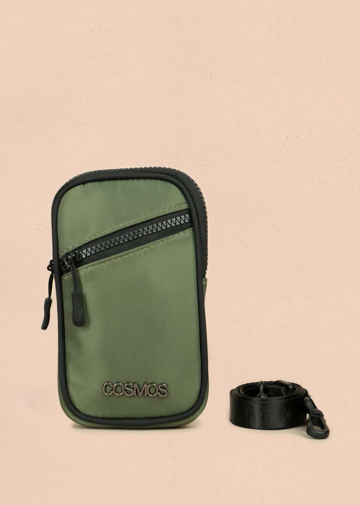 Porta celular color verde marca cosmos 106969