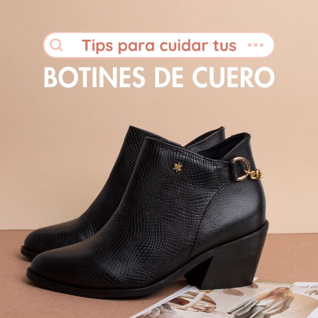 Cómo cuidar tus botines en cuero