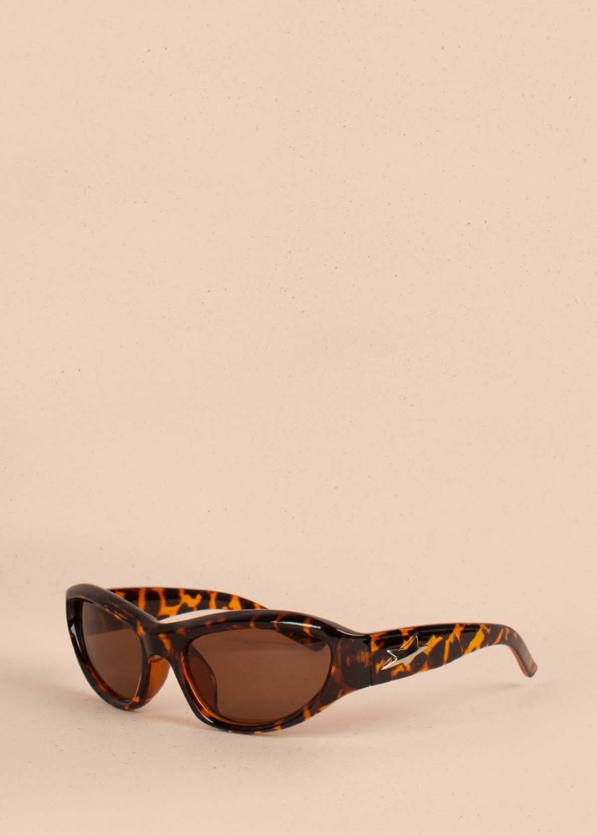 Gafas de sol color animal print con marco ojos de gato 104526
