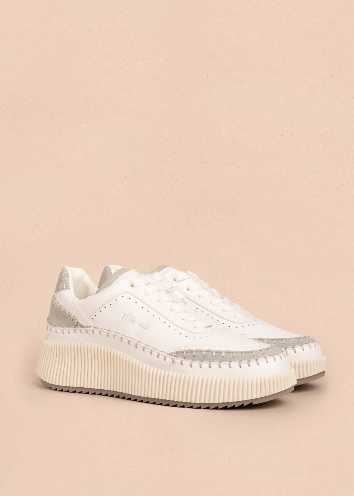 Tenis casuales color blanco 104734