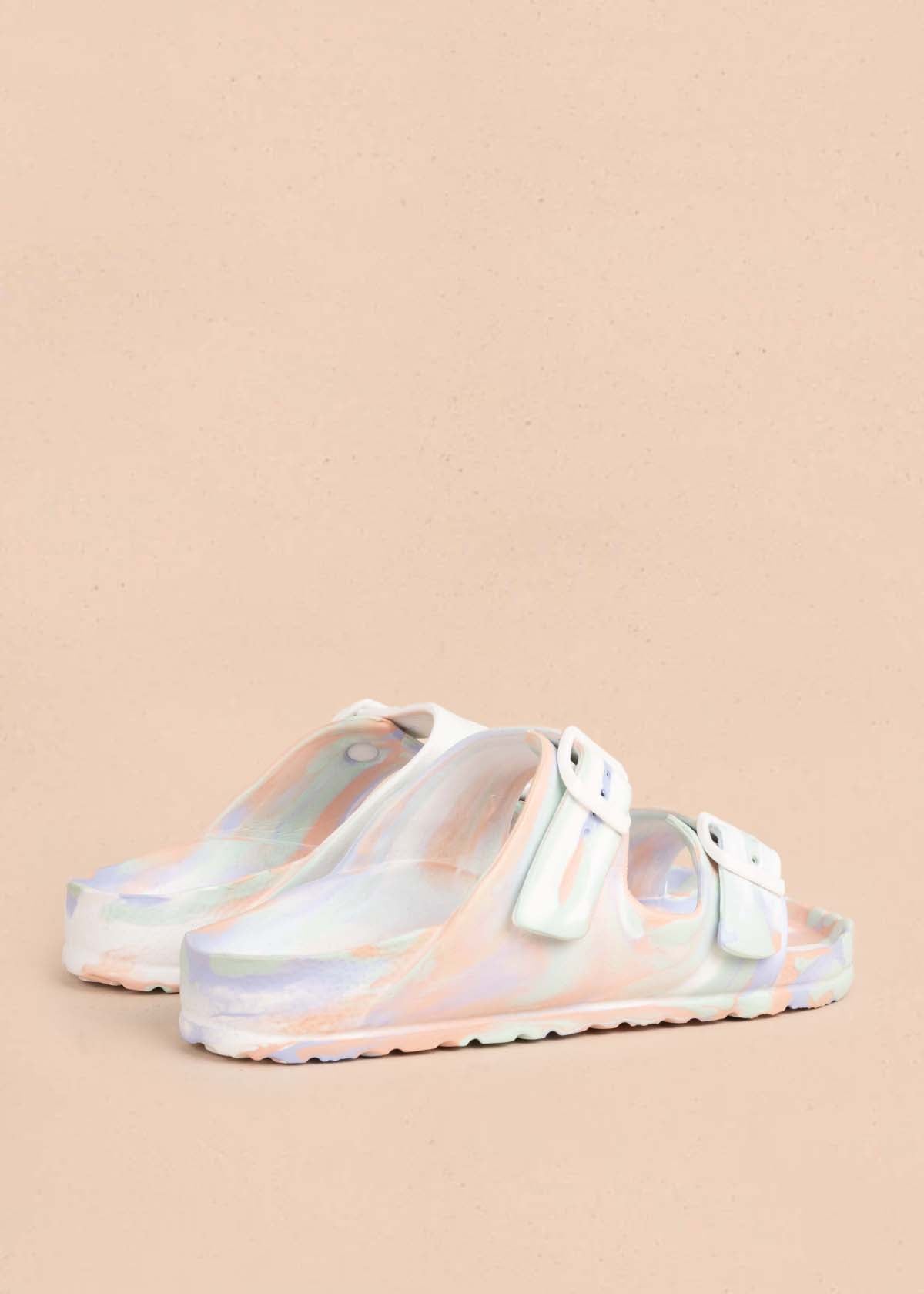 Sandalias planas multicolor 104907