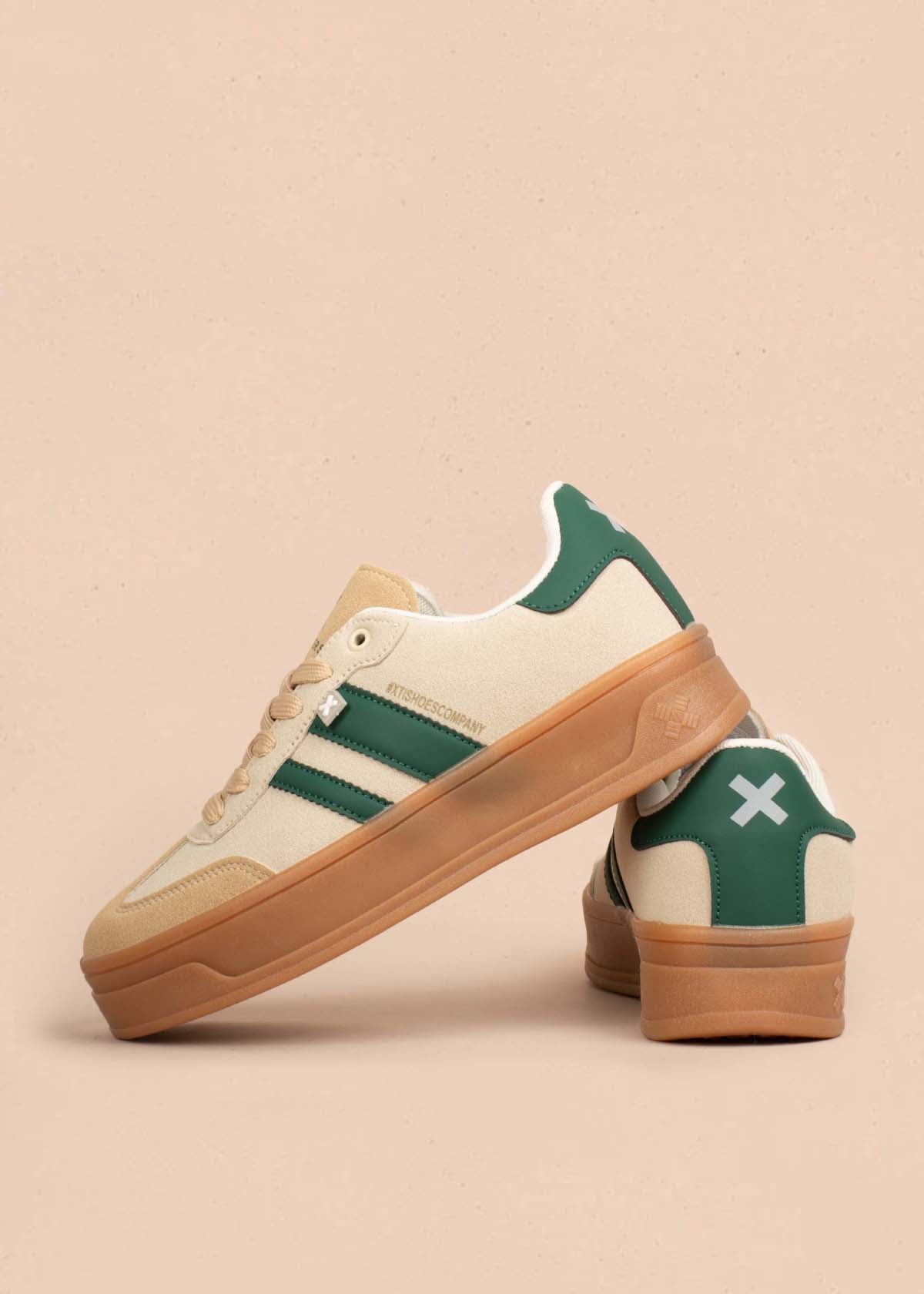 Tenis casuales color verde 105035