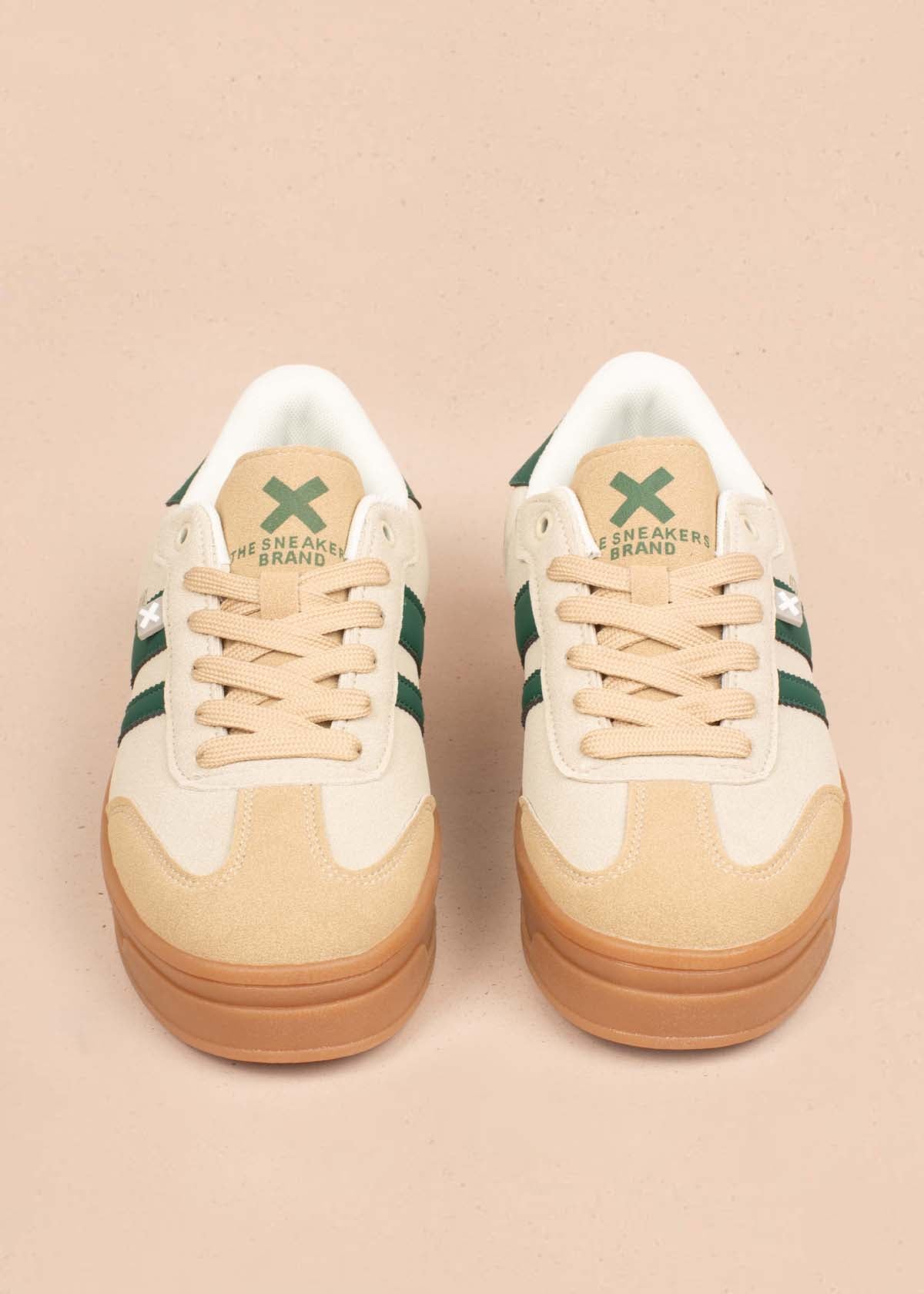 Tenis casuales color verde 105035