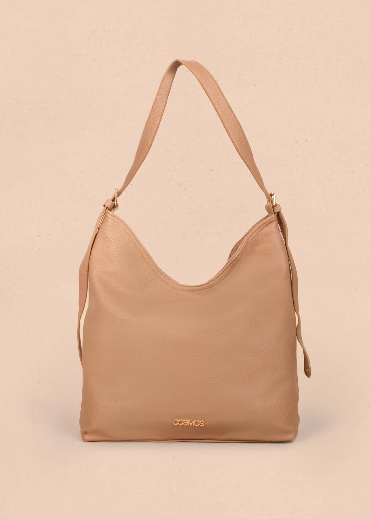 Bolso tipo shopping color camel 105149