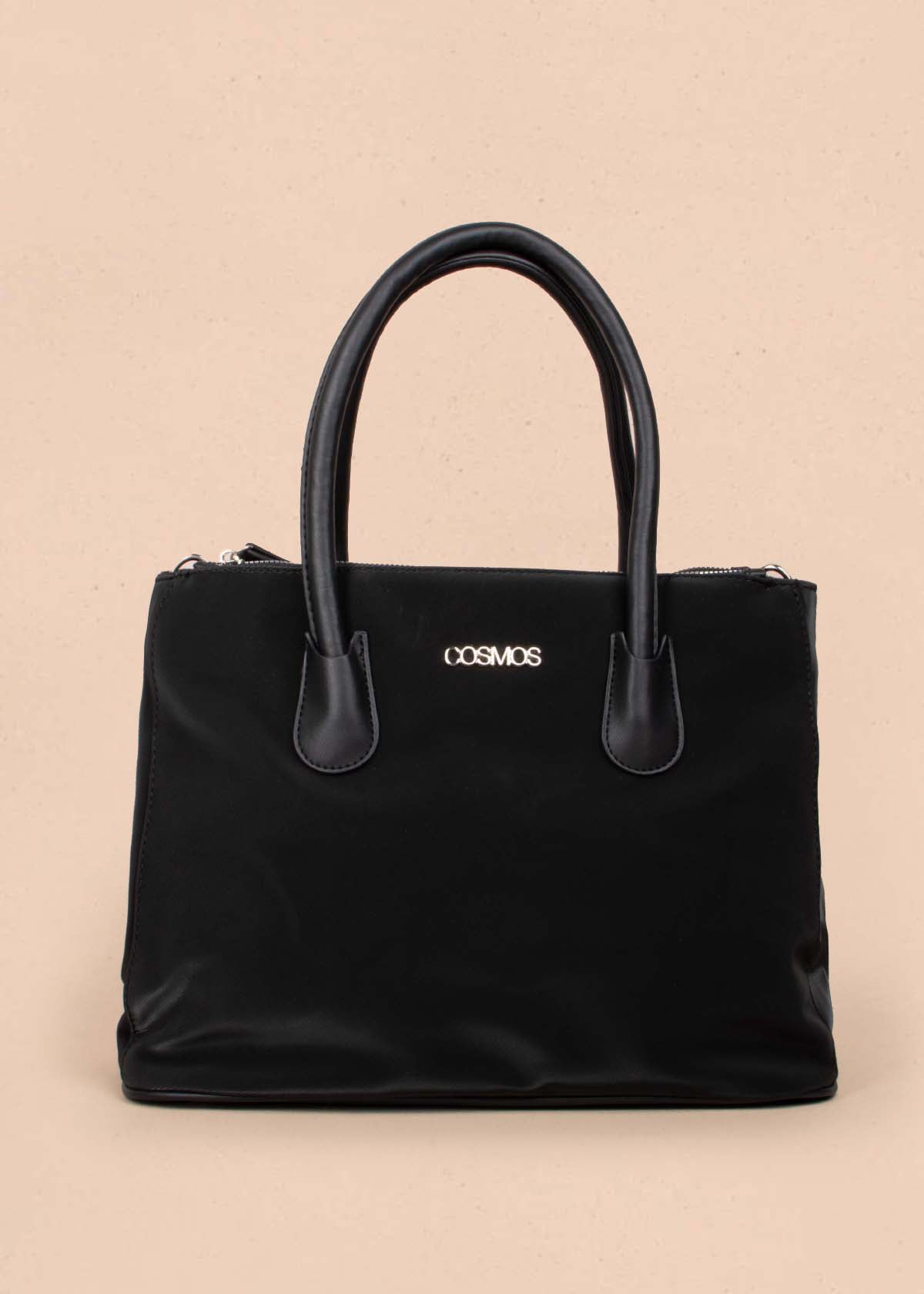 Bolso tipo shopping color negro 105152