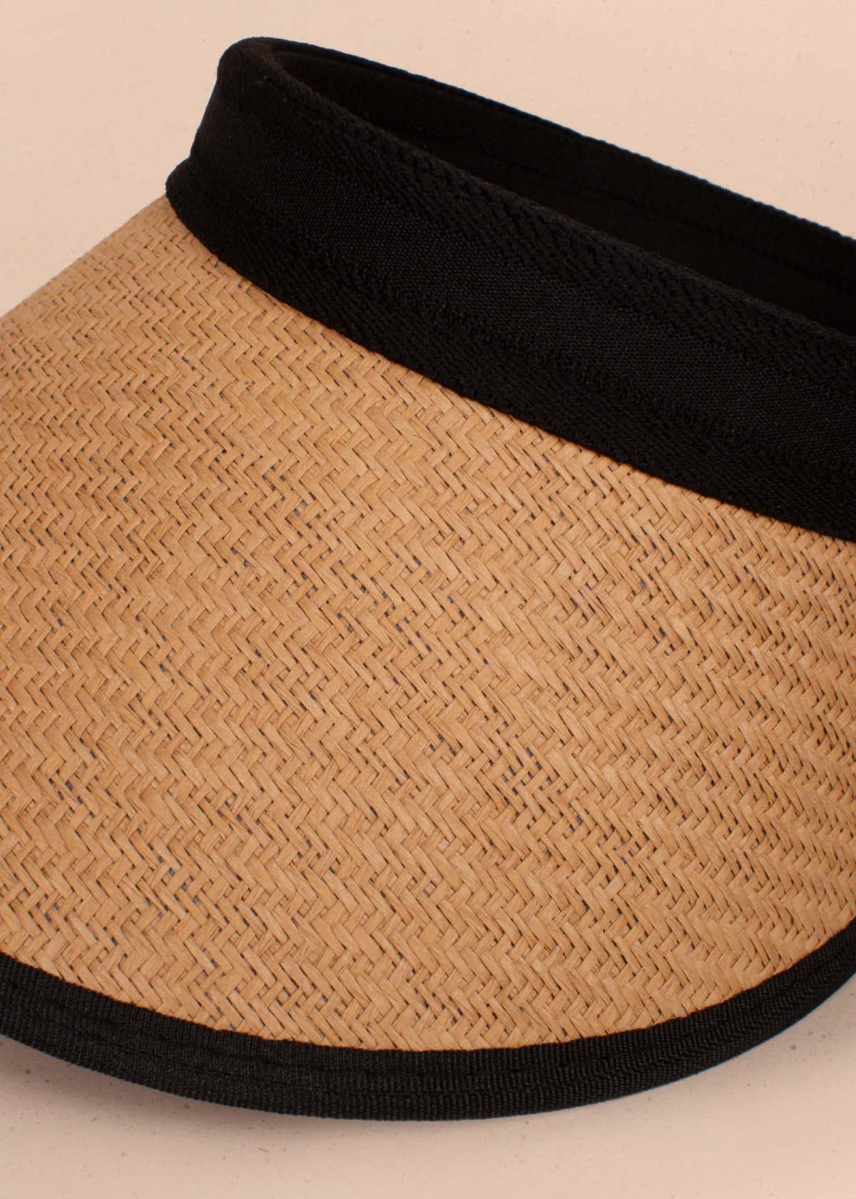 Visera en yute color camel 105233