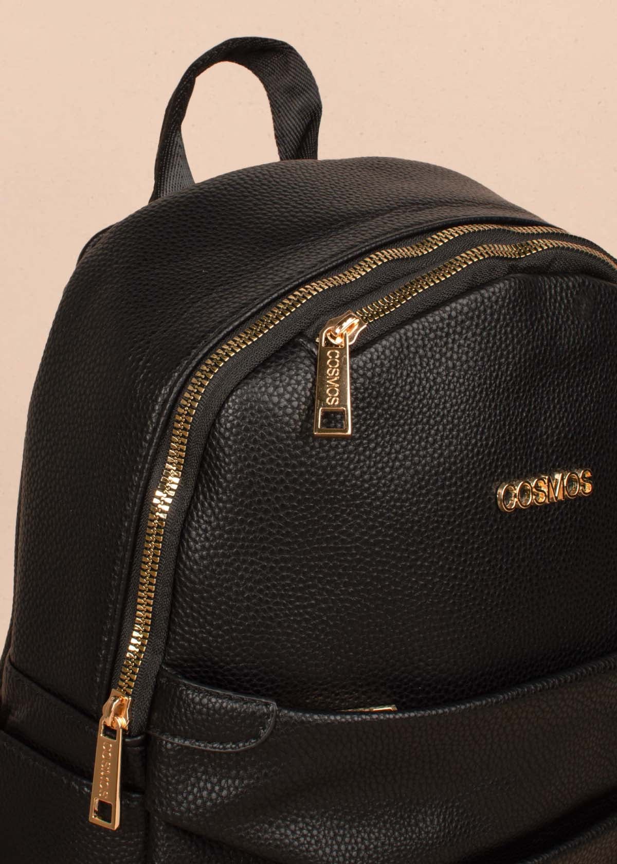 Morral color negro con cierre frontal 105262