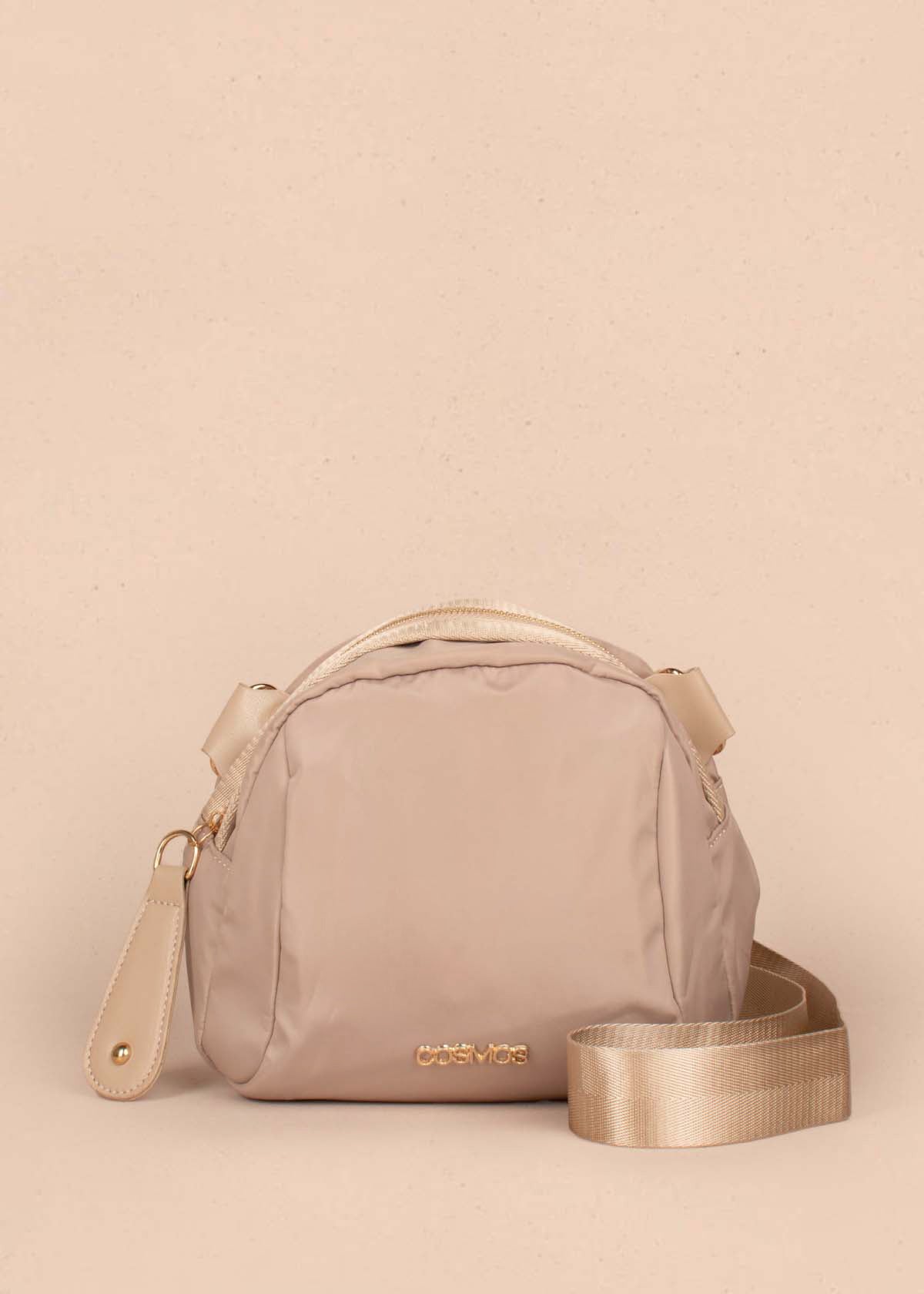 Bolso tipo bandolera color taupe 105264