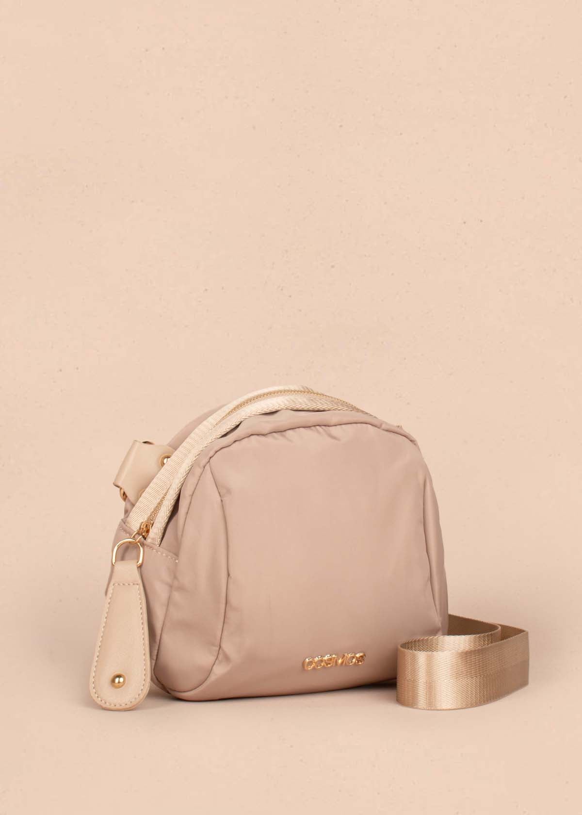 Bolso tipo bandolera color taupe 105264