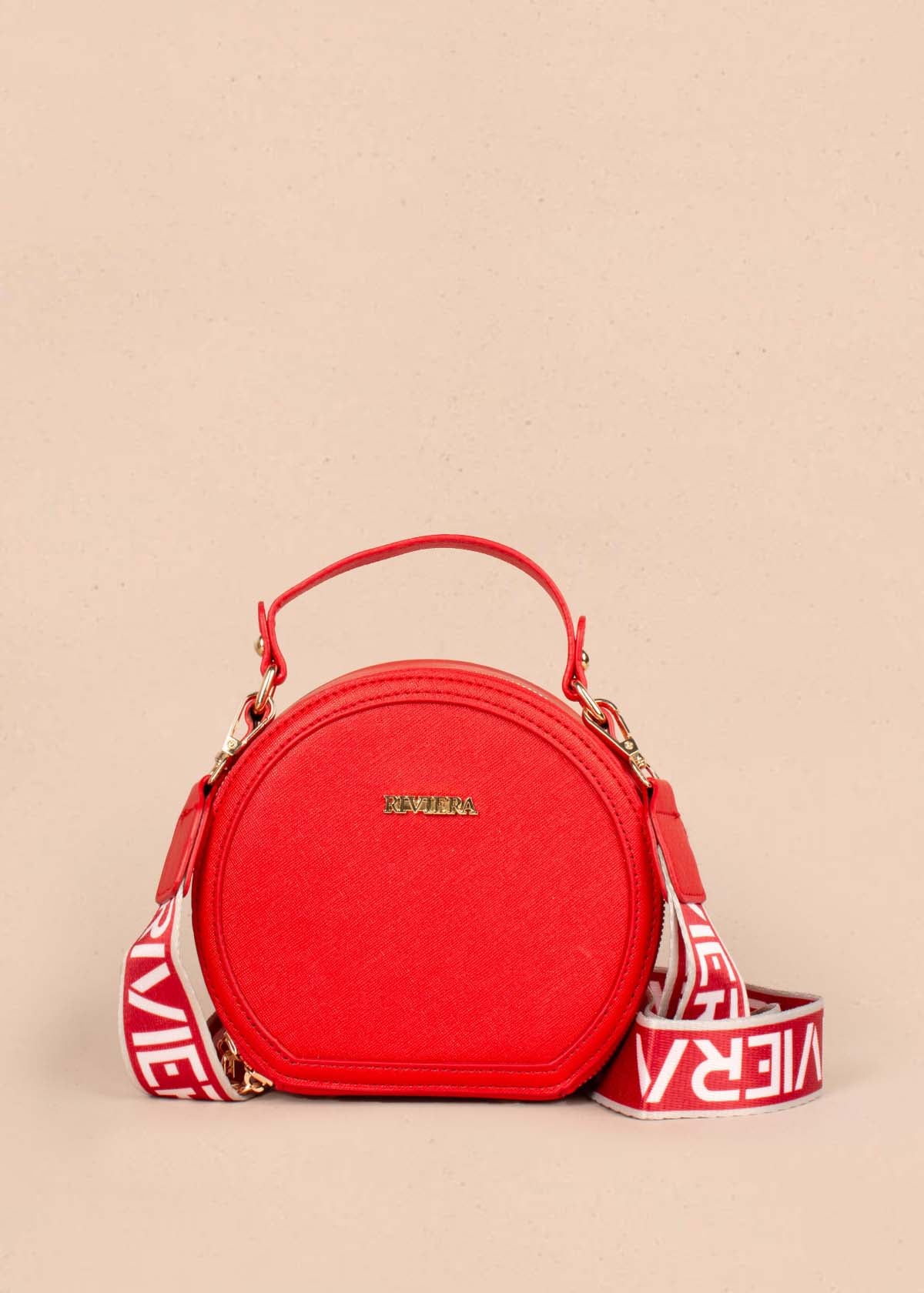 Bolso tipo bandolera color rojo 105293
