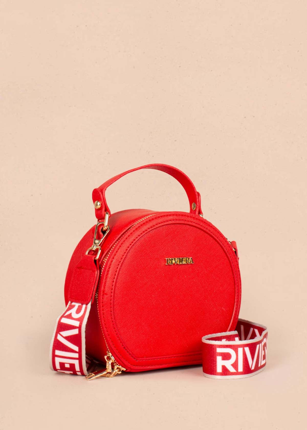 Bolso tipo bandolera color rojo 105293