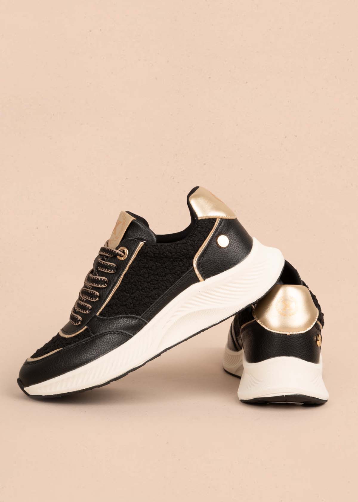 Tenis casuales color negro 105356