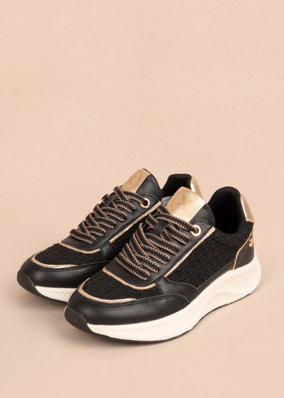 Tenis casuales color negro 105356