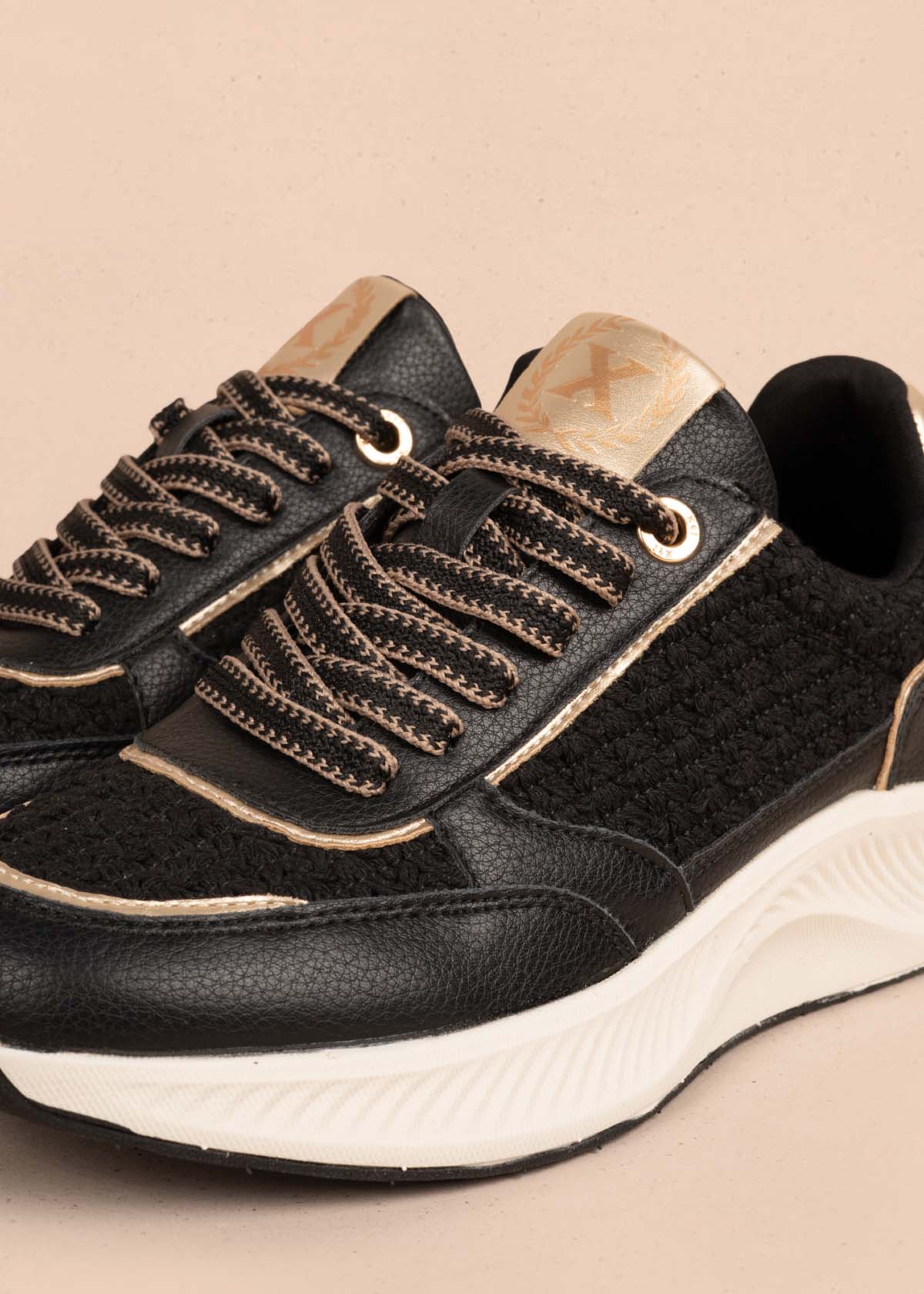 Tenis casuales color negro 105356