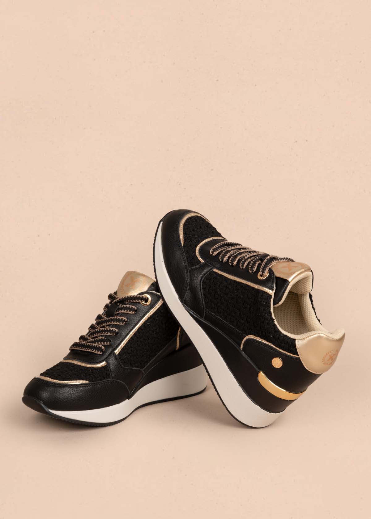 Tenis casuales color negro 105358