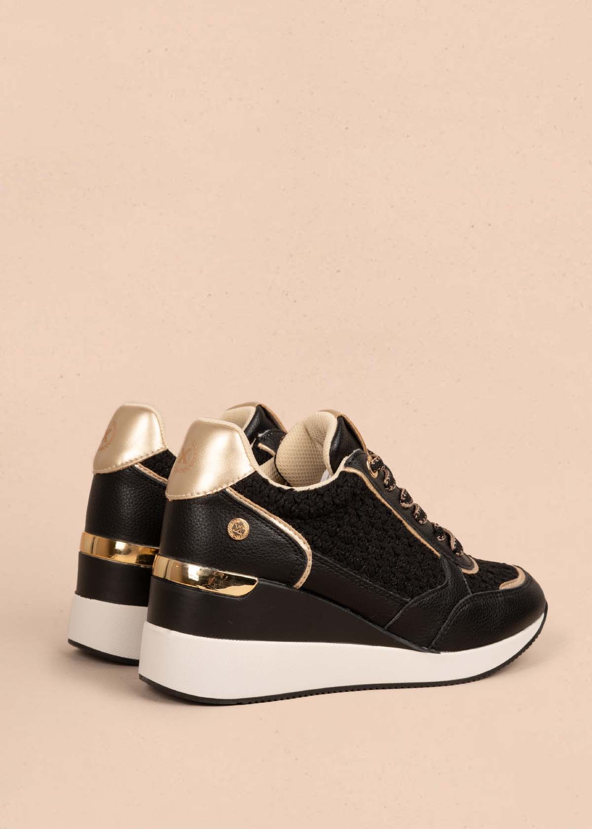 Tenis casuales color negro 105358