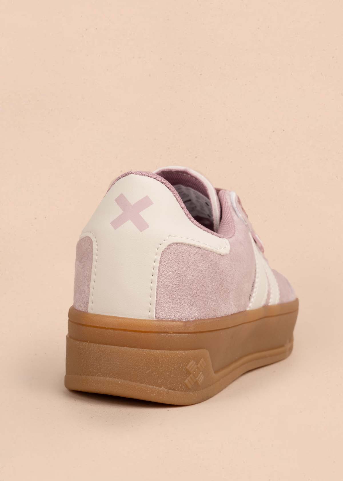 Tenis casuales color rosa 105359