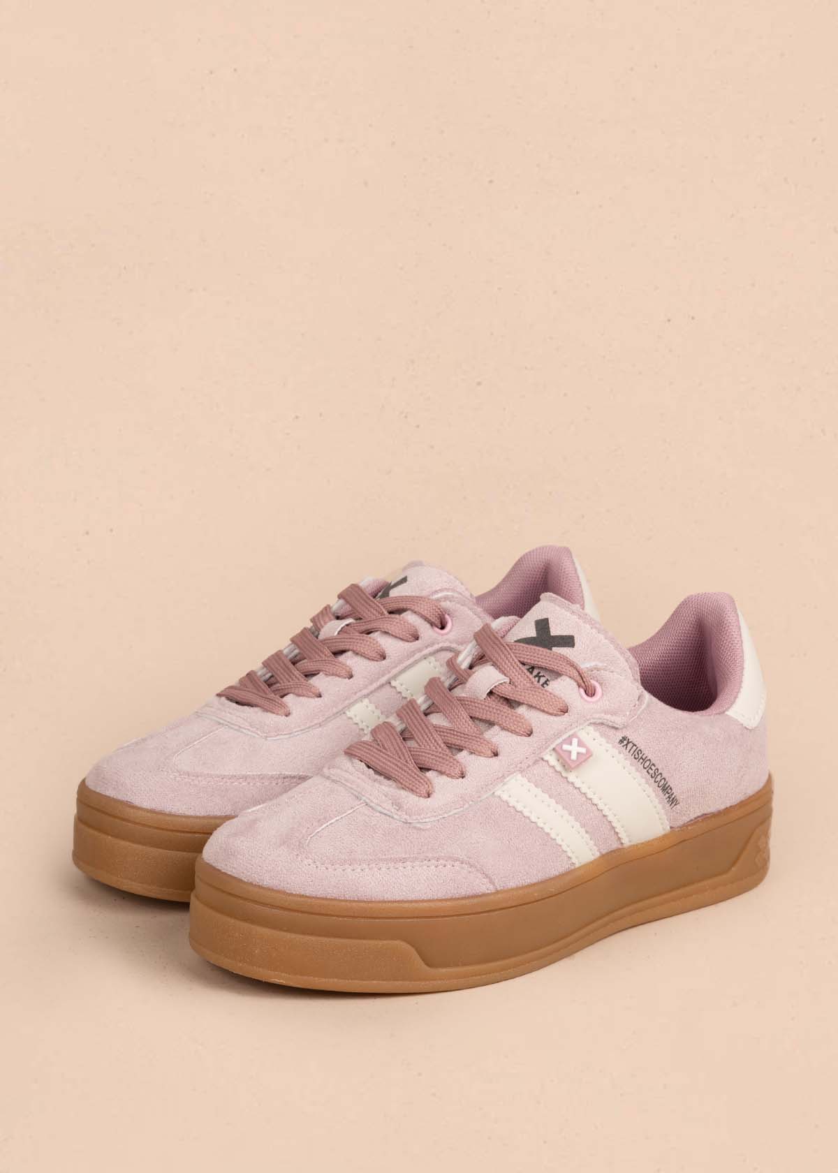 Tenis casuales color rosa 105359