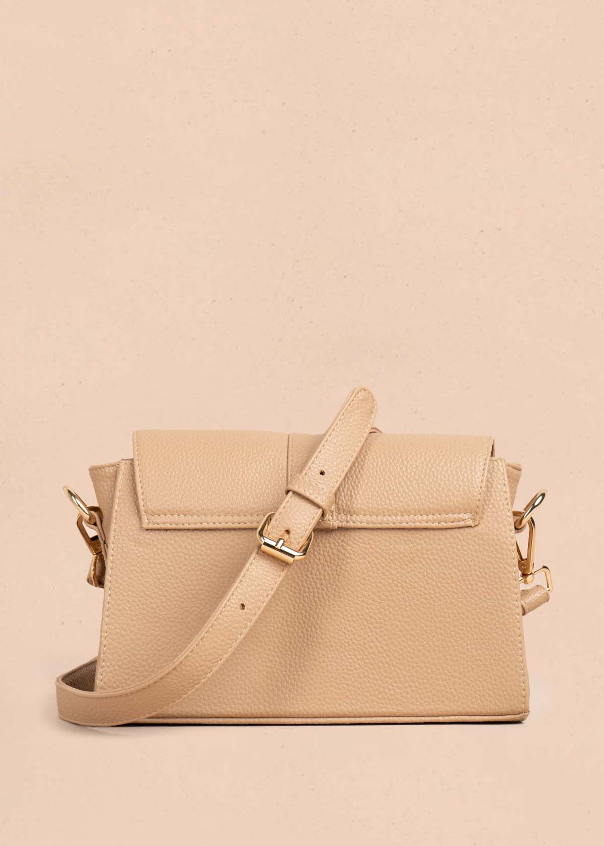 Bolso manos libres color beige 105568