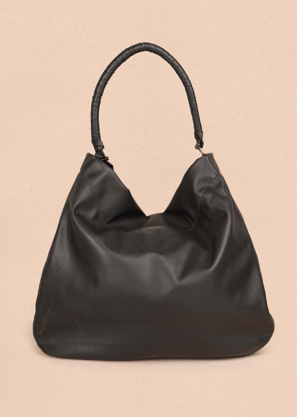Bolso shopping color negro 105570