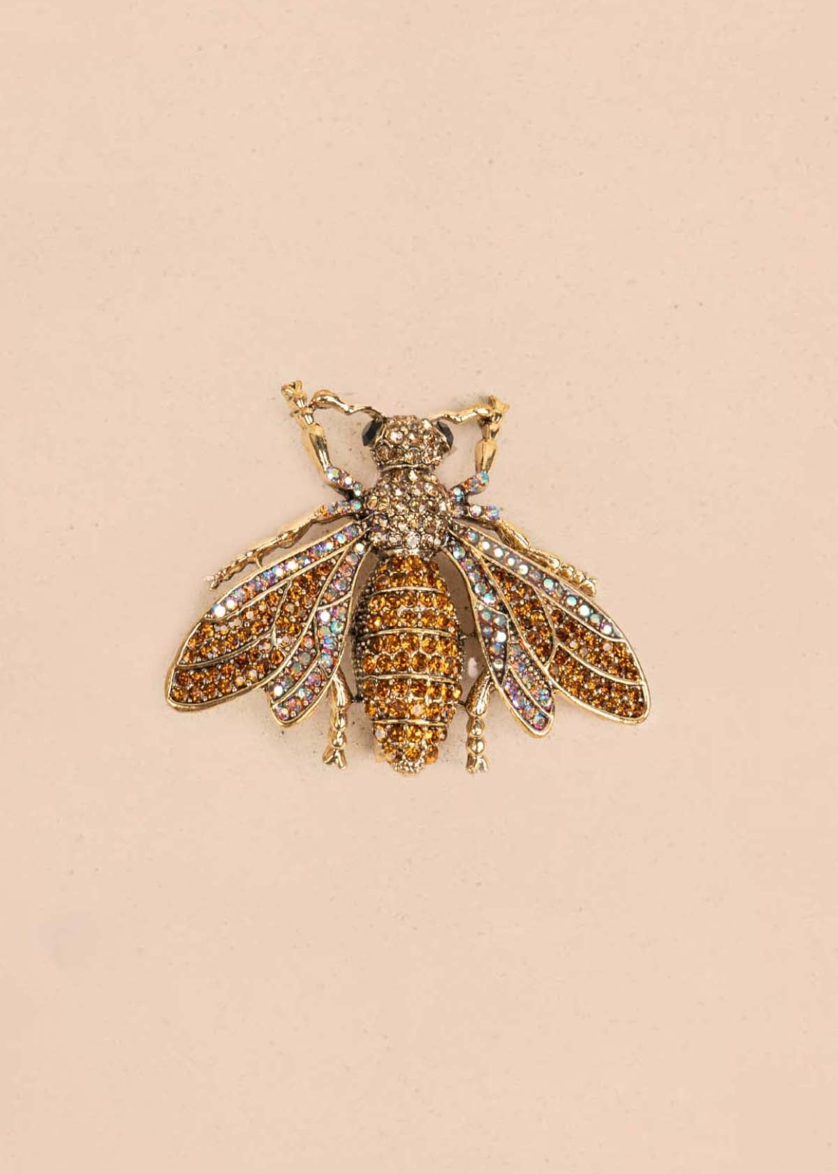 Prendedor de mosca color naranja 105656