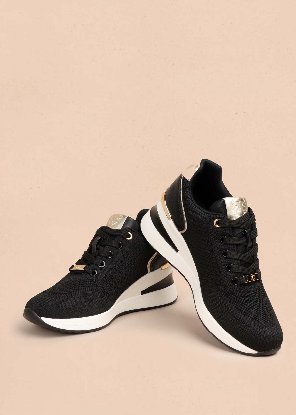 Tenis casuales color negro 105697