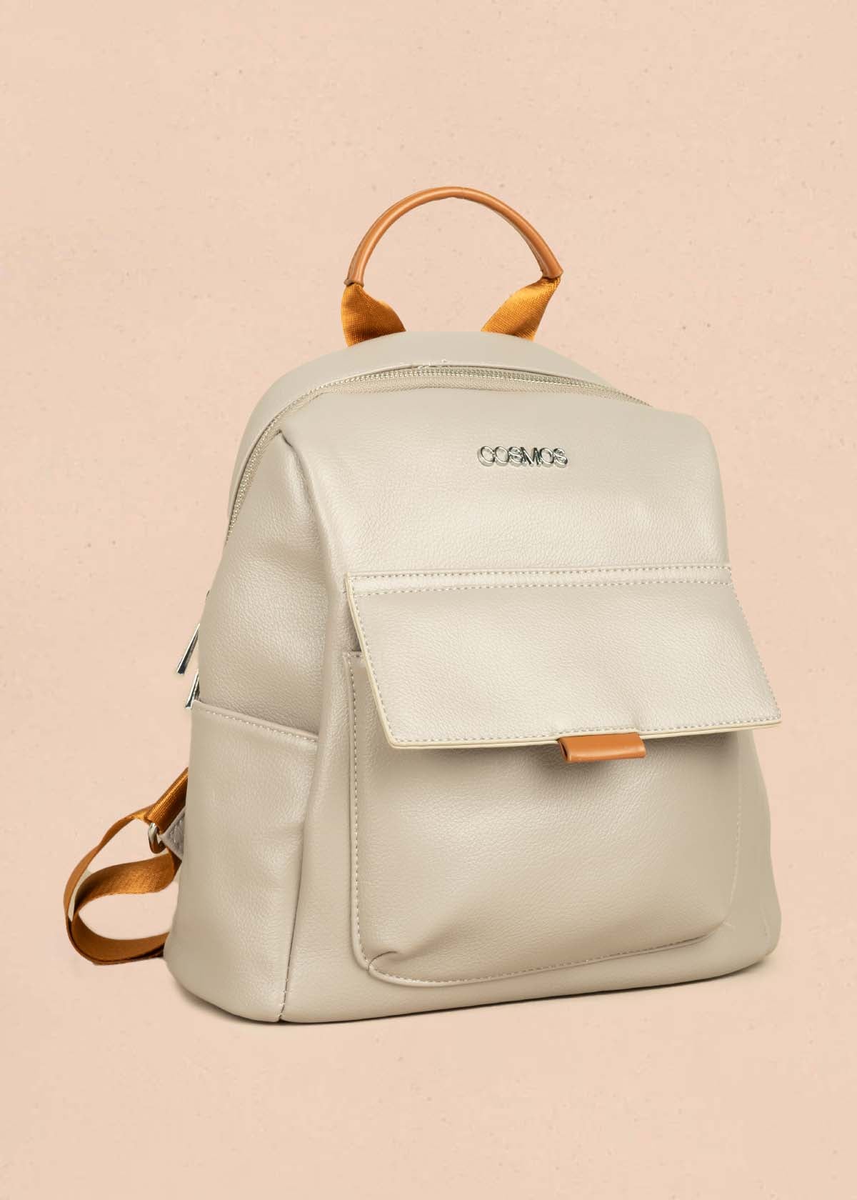 Morral color gris con bolsillo frontal 105703