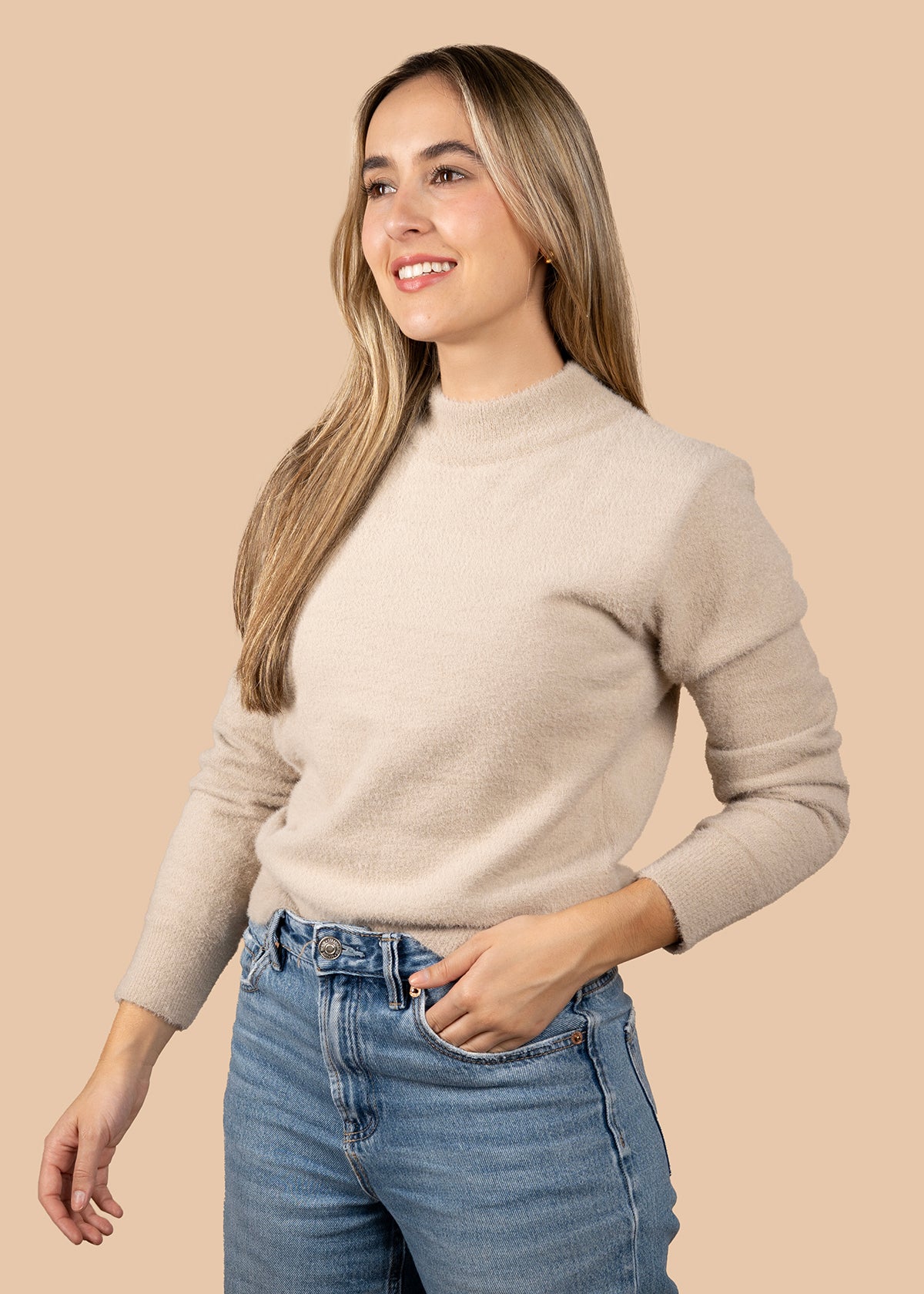 Buzo tejido color moca 105741