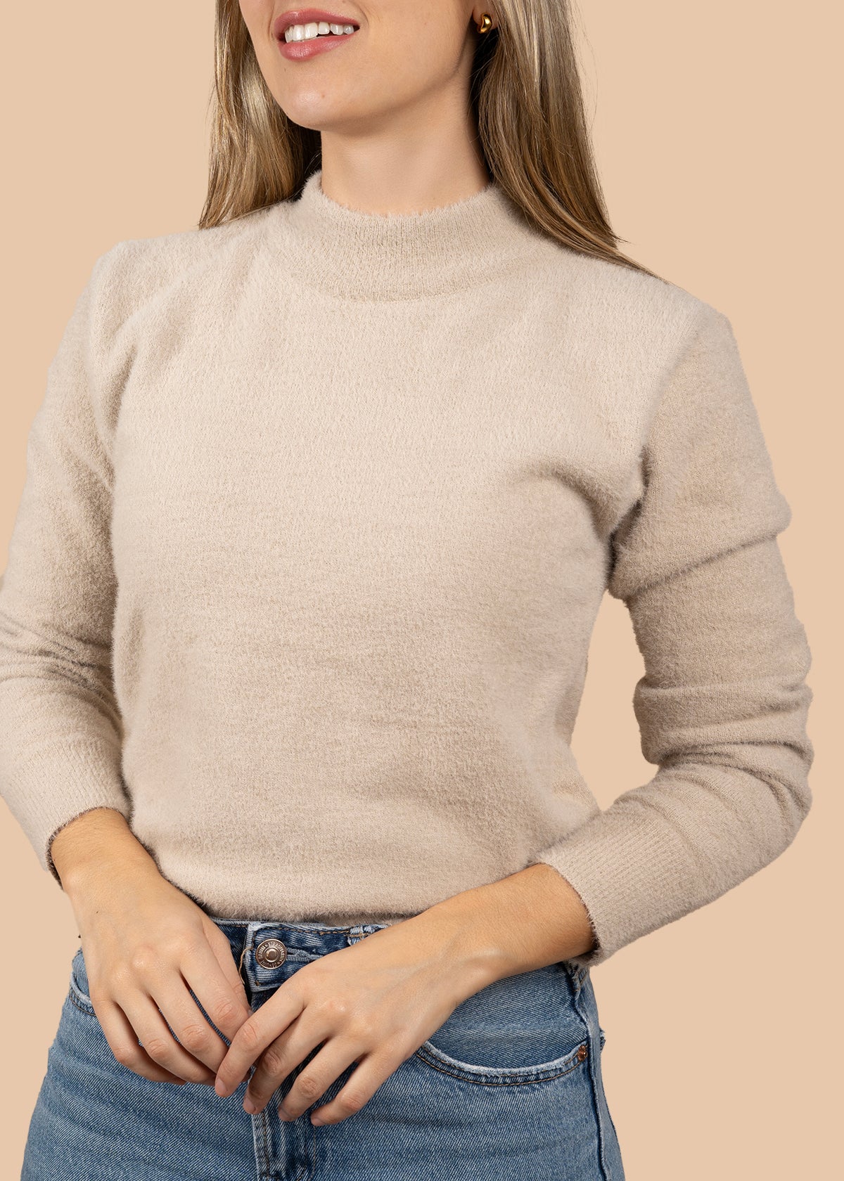 Buzo tejido color moca 105741