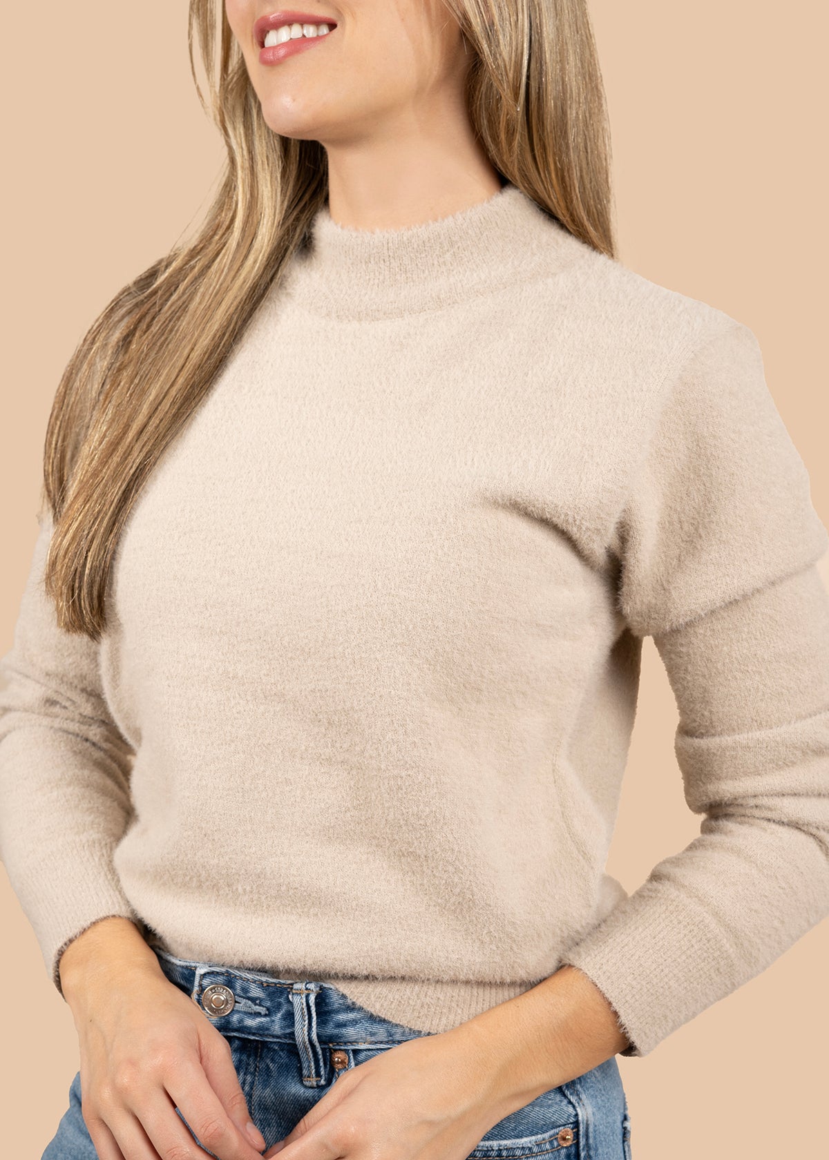 Buzo tejido color moca 105741