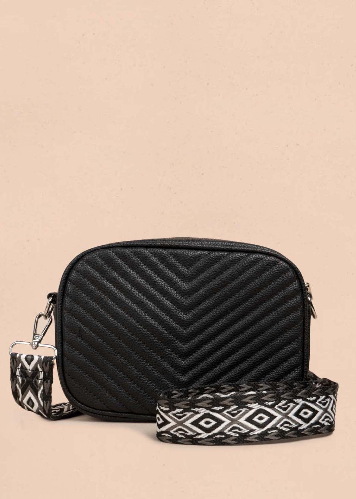 Bolso manos libres color negro 105754