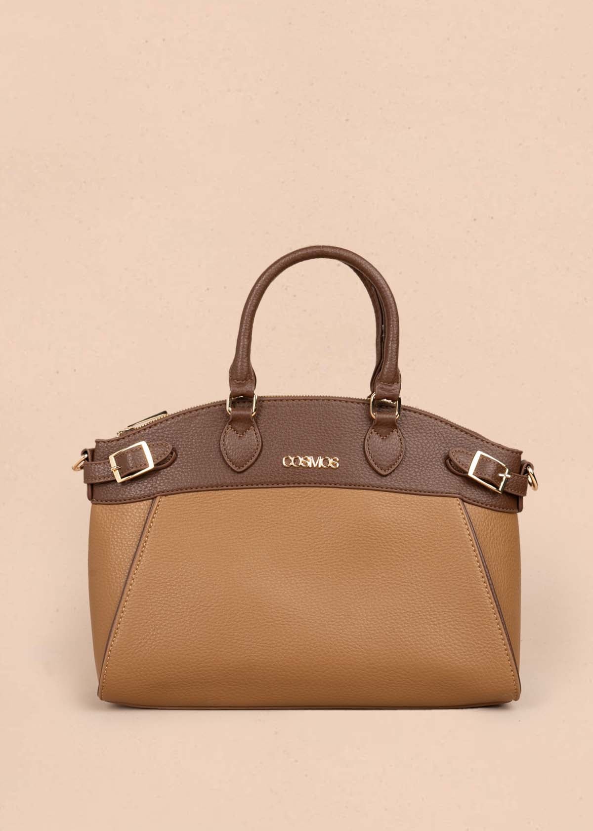 Bolso tipo cartera color miel 106181