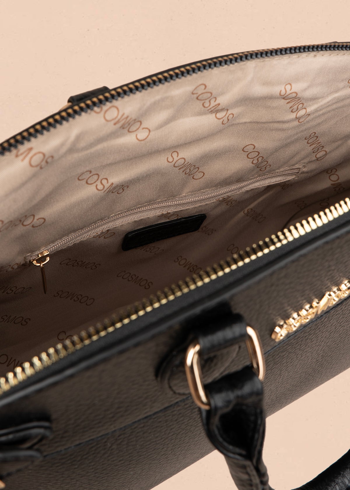 Bolso tipo cartera color negro 106181