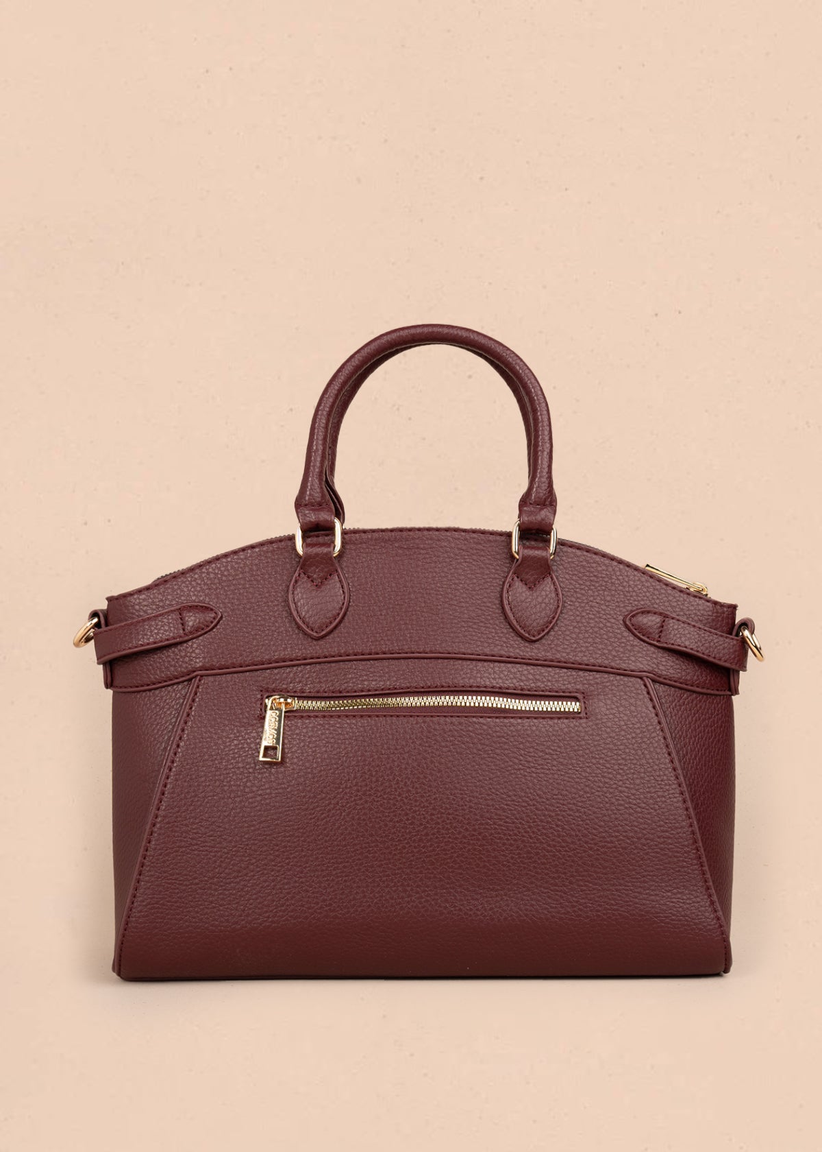 Bolso tipo cartera color vinotinto 106181