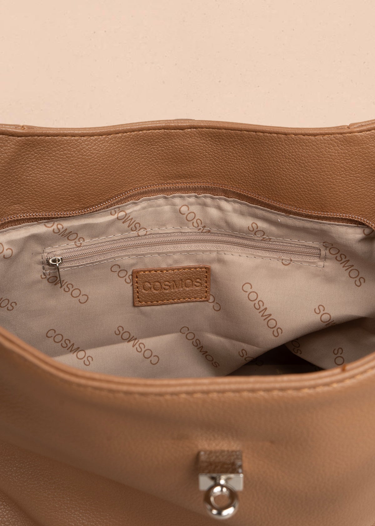 BOLSO EN SINTETICO COSMOS MIEL 106182