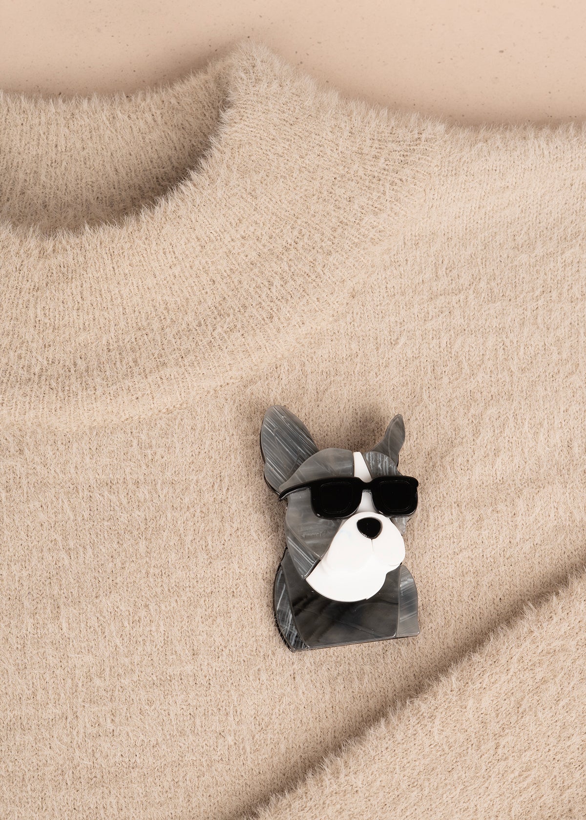 Prendedor de perro con gafas 106201