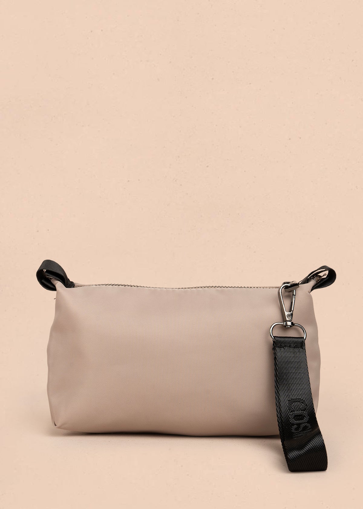 Cosmetiquera color beige en textil 106295