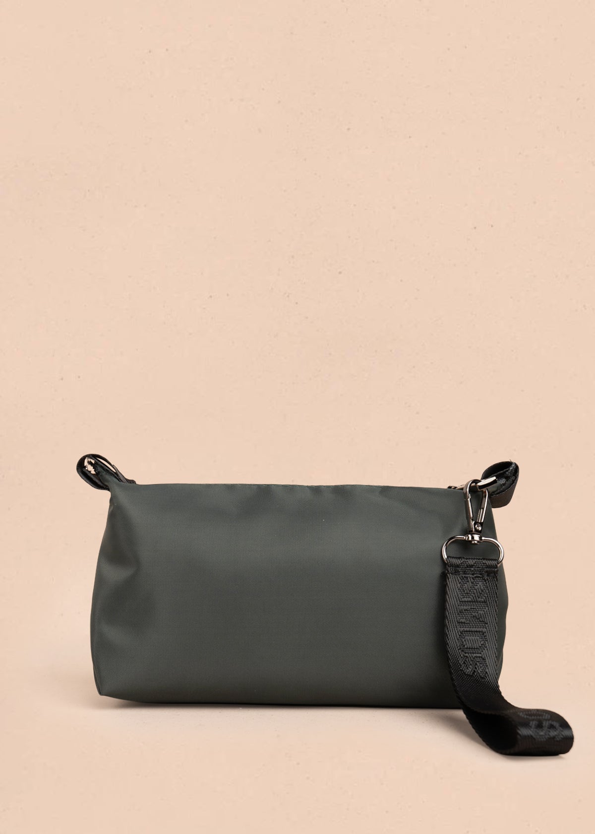 Cosmetiquera color verde en textil 106295