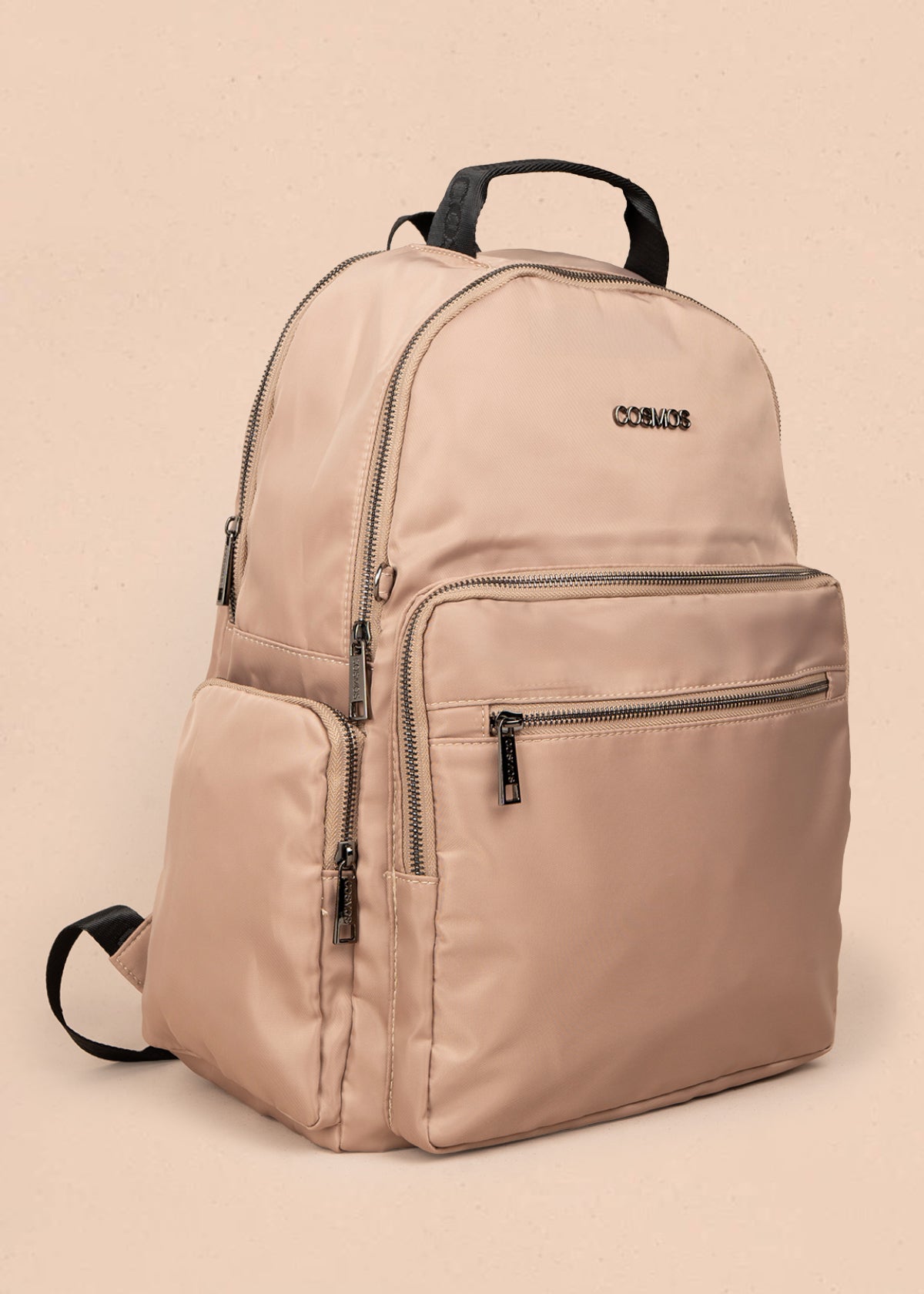 Morral color caqui con bolsillos frontales 106299