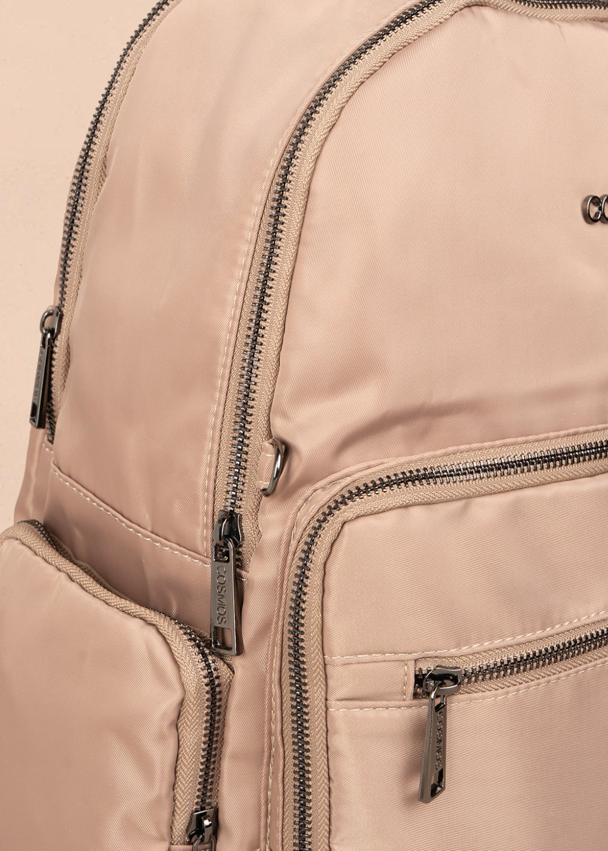 Morral color caqui con bolsillos frontales 106299