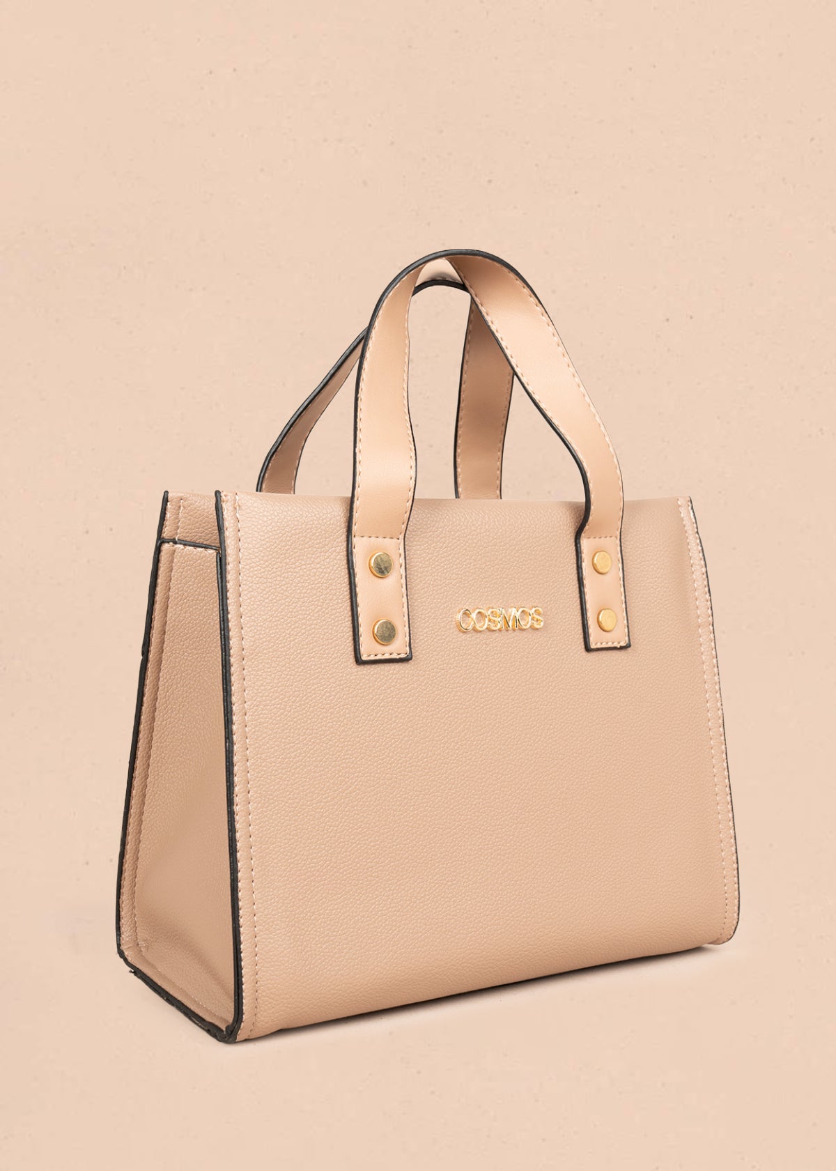 Bolso tipo cartera color moca 106323