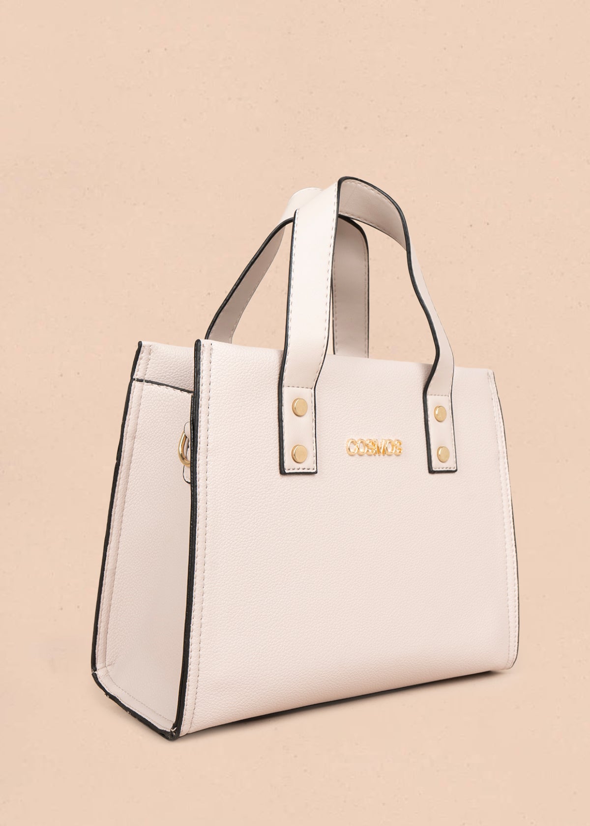 Bolso tipo cartera color nude 106323