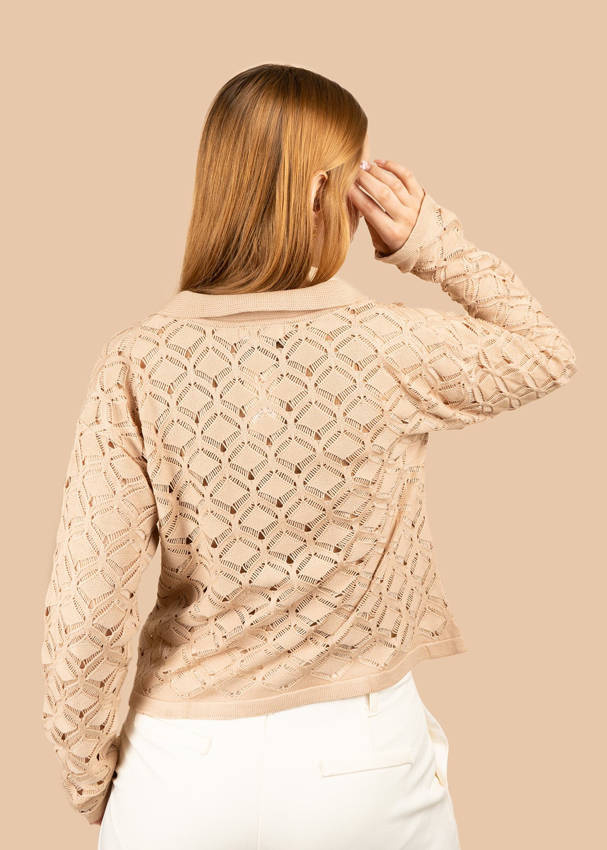 Buzo cuello manga larga color Camel 106428