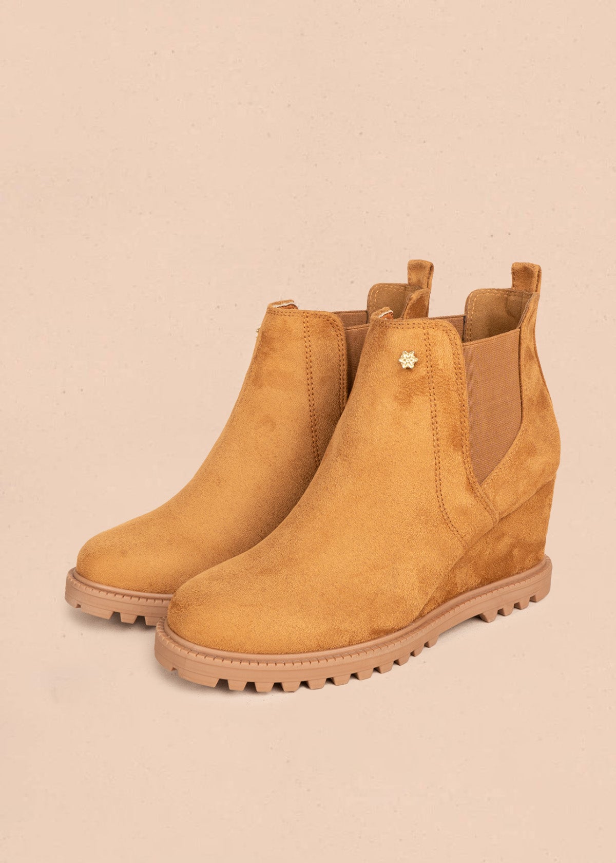 Botines color miel  106454
