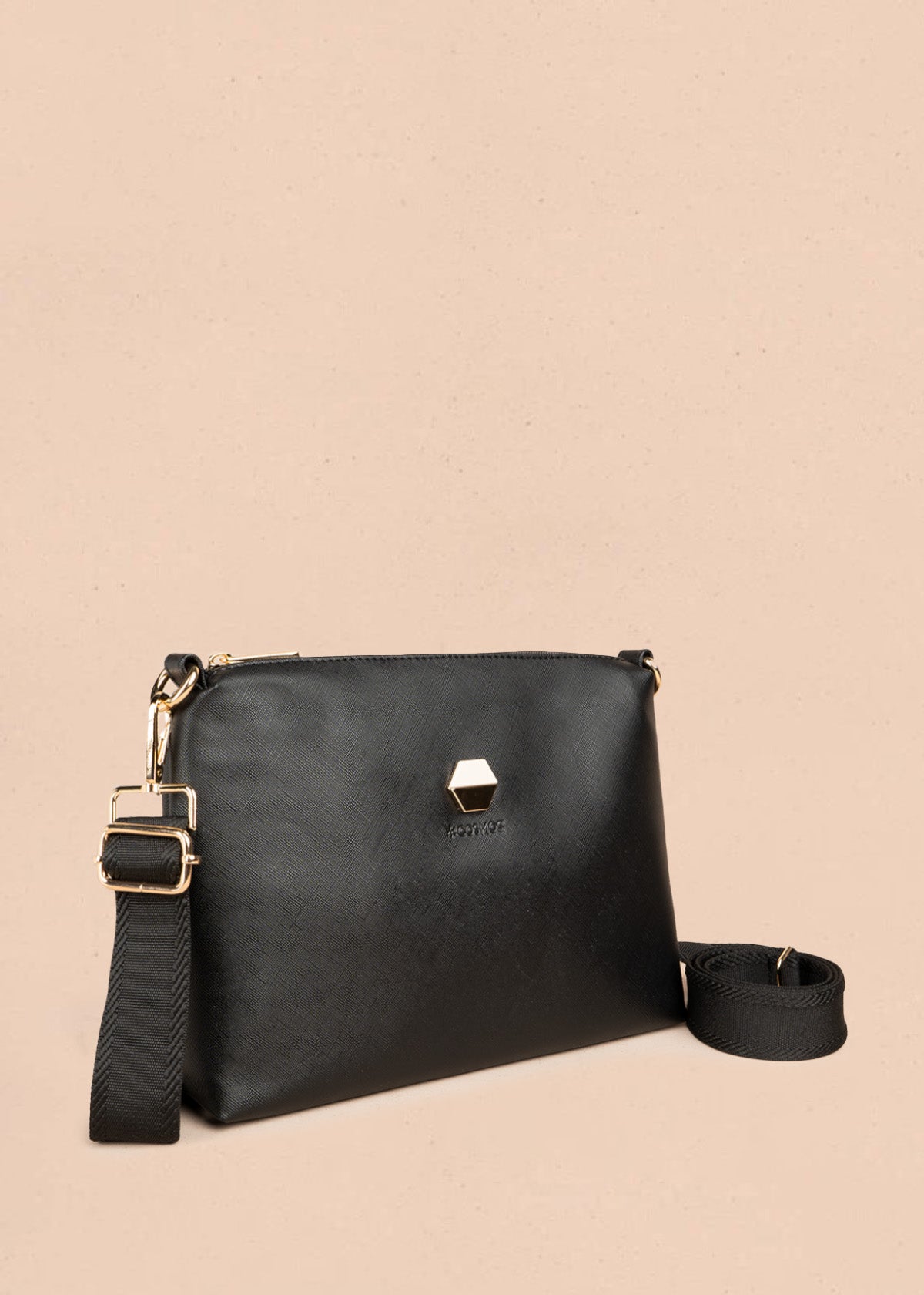 Bolso manos libres color negro 106646