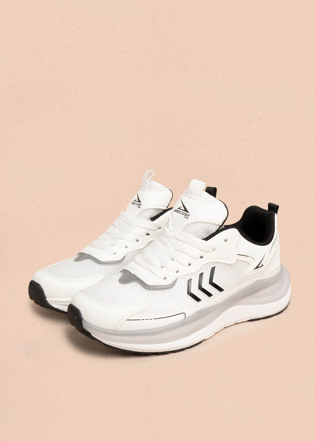 Tenis deportivos blancos con suela cámara de aire 106773