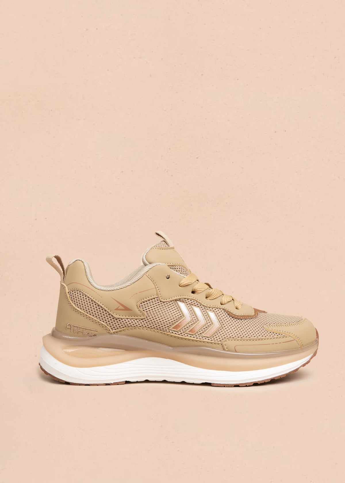 Tenis deportivos camel con suela cámara de aire 106773