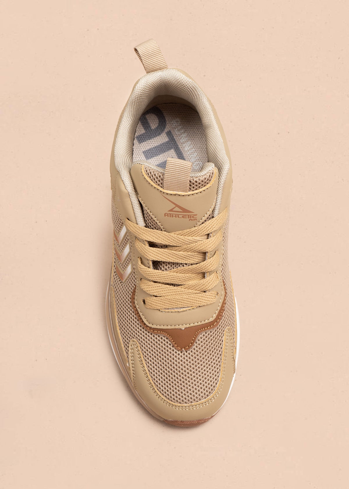 Tenis deportivos camel con suela cámara de aire 106773